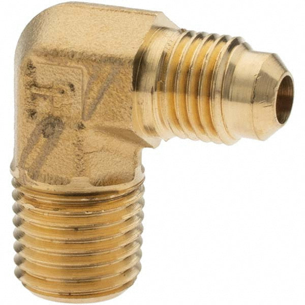 Parker -11025-1 Flared Tube Male Elbow 1/4" Tube OD, 1/4-18 Thread, 45 &deg Flared Angle