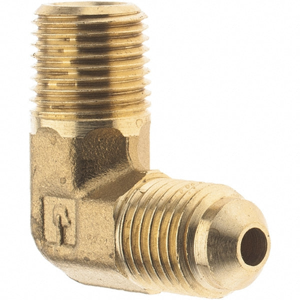 Parker 11024 Flared Tube Male Elbow 3/16" Tube OD, 1/8-27 Thread, 45 &deg Flared Angle