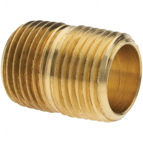 Parker -11096-2 Industrial Pipe Close Nipple 1/2" Male Thread, MNPTF