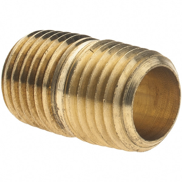 Parker 11096 Industrial Pipe Close Nipple 1/4" Male Thread, MNPTF