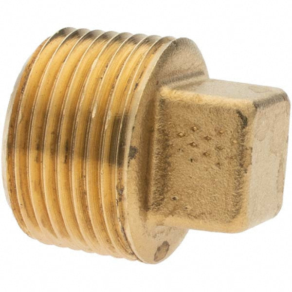 Parker -11083-9 Industrial Pipe Square Head Plug 3/4" Male Thread, MNPTF
