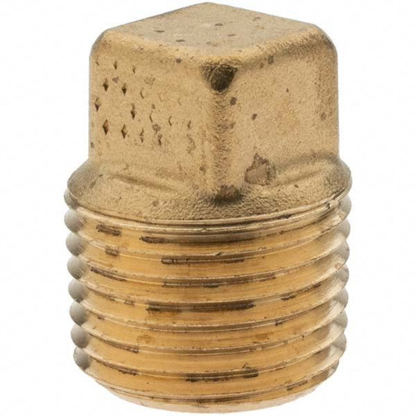 Parker -11083-4 Industrial Pipe Square Head Plug 1/2" Male Thread, MNPTF