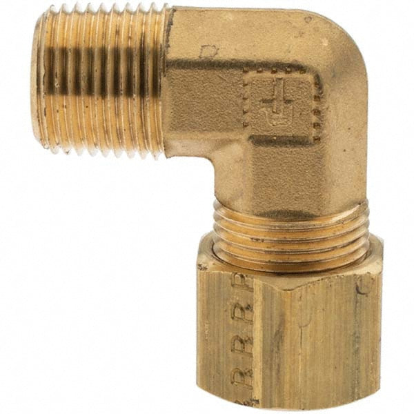 Parker -11067-A Compression Tube Male Elbow 3/8-18" Thread, Tube x Compression