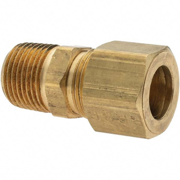 Parker -11060-A Compression Tube Connector 3/8-18" Thread, Compression x MNPT
