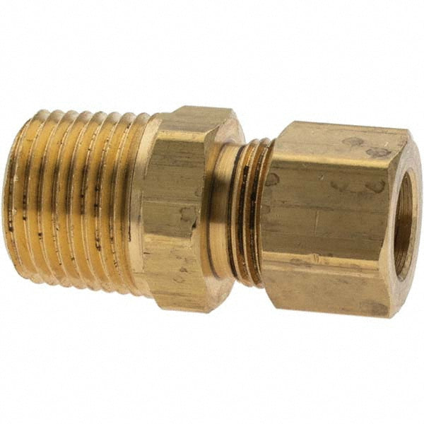 Parker -11058-2 Compression Tube Connector 3/8-18" Thread, Compression x MNPT
