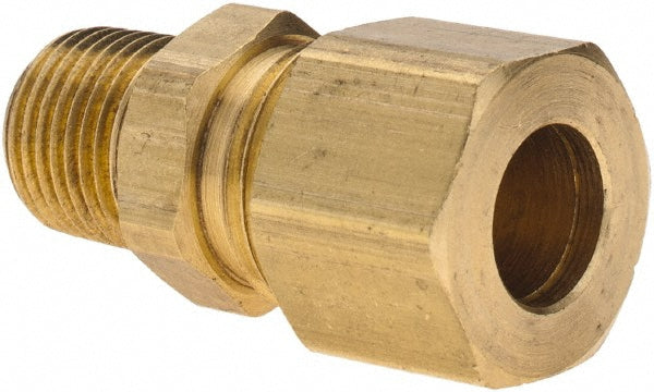Parker -11057-A Compression Tube Connector 1/8-27" Thread, Compression x MNPT
