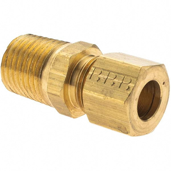Parker -11057-1 Compression Tube Connector 1/4-18" Thread, Compression x MNPT