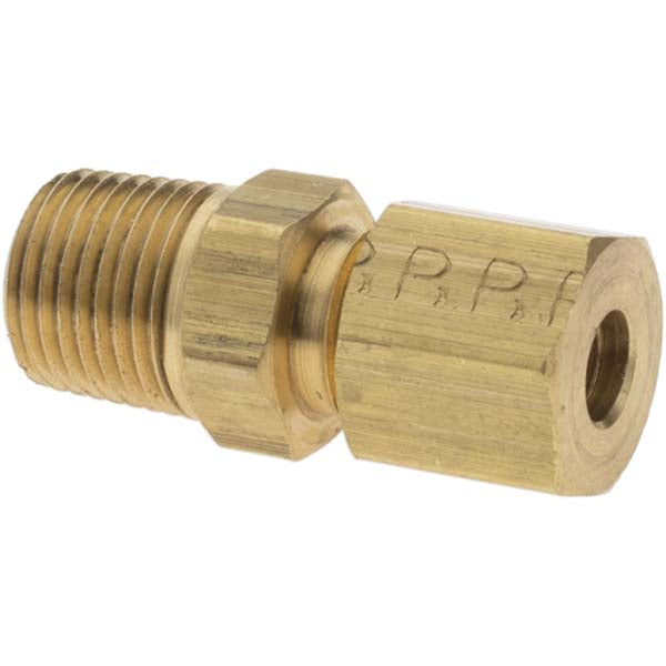 Parker -11055-A Compression Tube Connector 1/8-27" Thread, Compression x MNPT