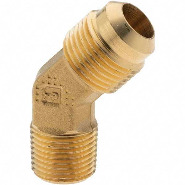 Parker -11028-1 Flared Tube Male Elbow 1/2" Tube OD, 3/8-18 Thread, 45 &deg Flared Angle