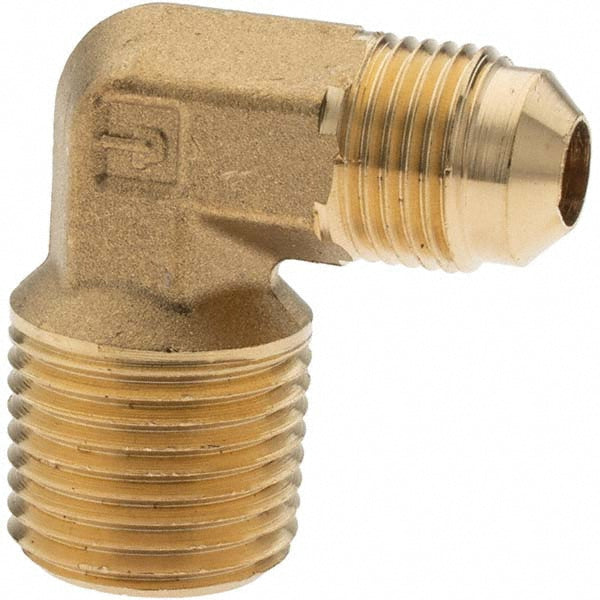 Parker -11027-5 Flared Tube Male Elbow 3/8" Tube OD, 1/2-14 Thread, 45 &deg Flared Angle