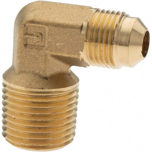 Parker -11027-5 Flared Tube Male Elbow 3/8" Tube OD, 1/2-14 Thread, 45 &deg Flared Angle