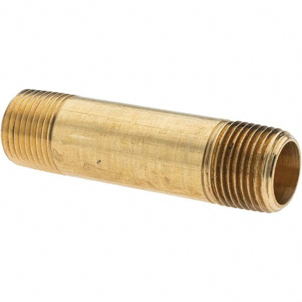 Parker -10836-2 Industrial Pipe Long Nipple 3/8" Male Thread, MNPTF