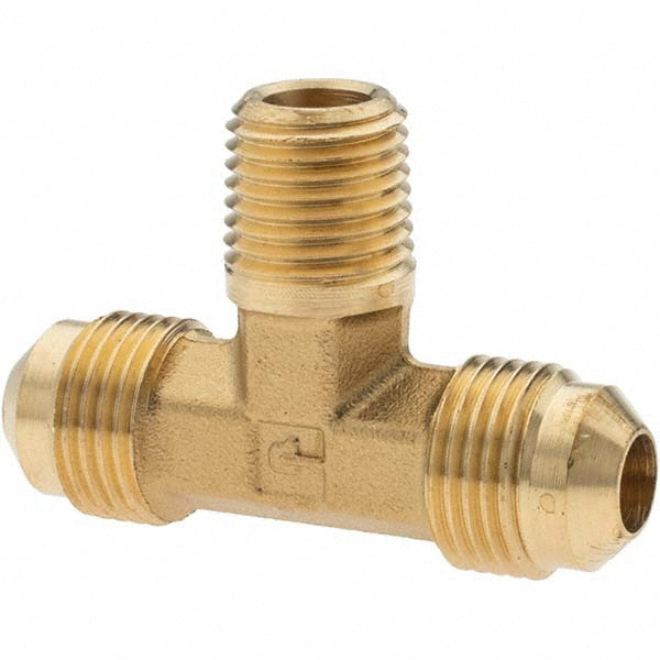 Parker 10823 Flared Tube Male Branch Tee 3/8" Tube OD, 1/4-18 Thread
