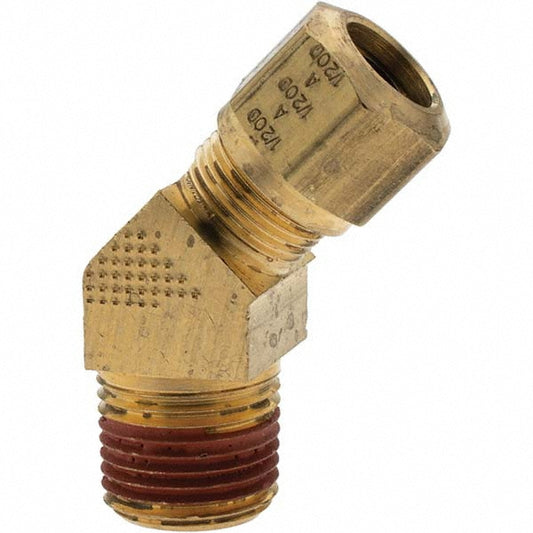 Parker -10797-1 Compression Tube Male 45 &deg Elbow 1/2" Thread, Tube x Compression