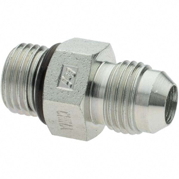 Brennan 10541 Steel Flared Tube Connector 3/8" Tube OD, 9/16-18 x 9/16-18 Thread, 37 &deg Flared Angle