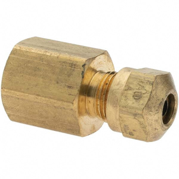 Parker BD-10755 Compression Tube Connector 1/4" Thread, Compression x FNPT