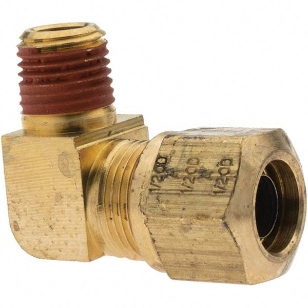 Parker -10778-1 Compression Tube Male Elbow 1/4" Thread, Tube x Compression