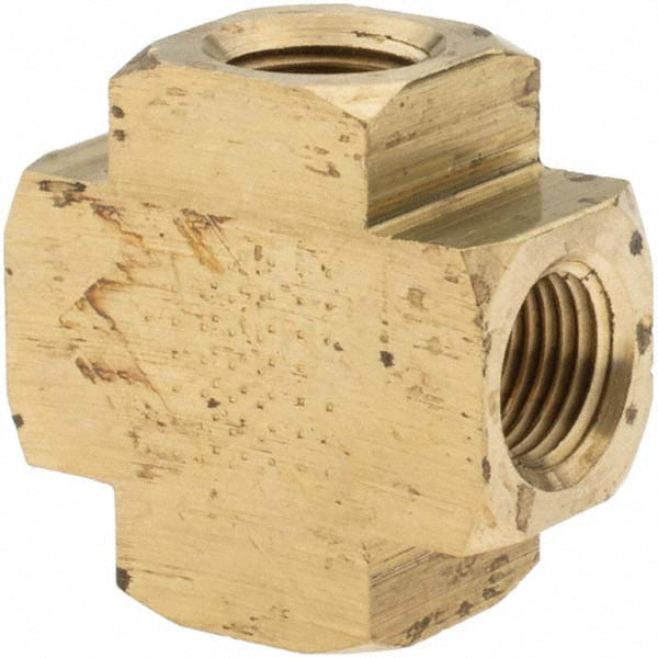 Parker 10849 Industrial Pipe Female Cross 1/8" Female Thread, FNPTF