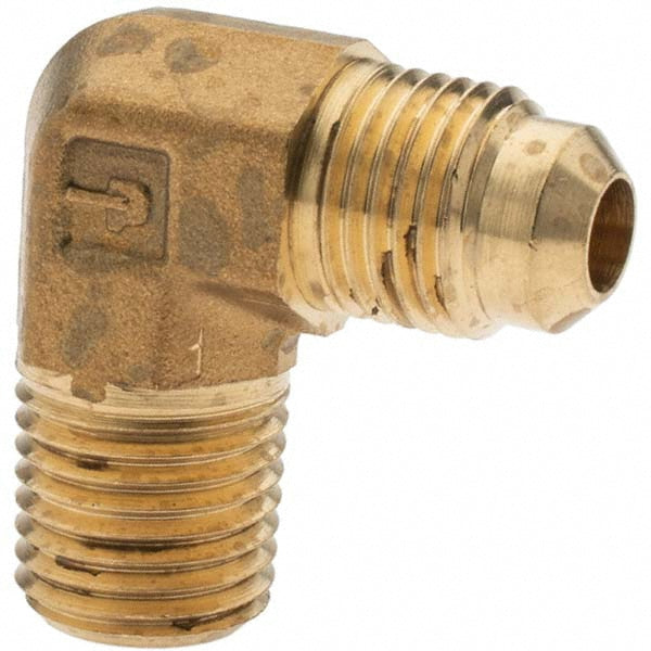 Parker -11026-1 Flared Tube Male Elbow 5/16" Tube OD, 1/4-18 Thread, 45 &deg Flared Angle