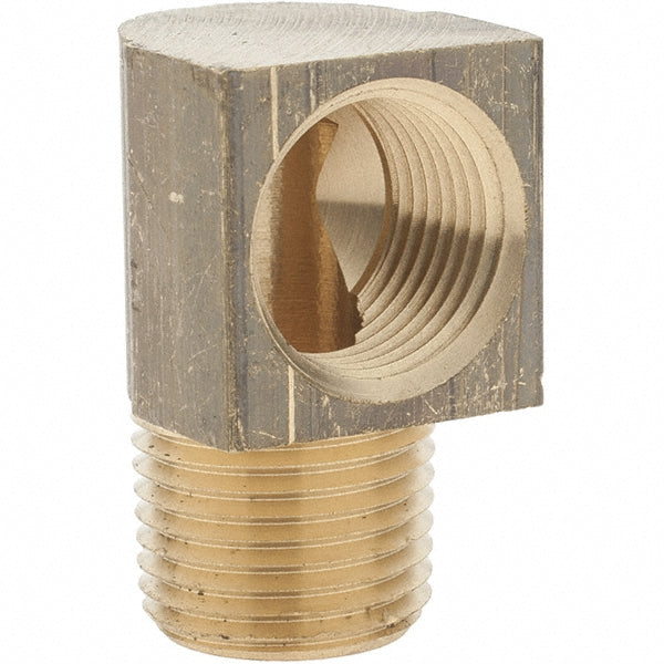 Value Collection -11101-X Brass Pipe 90 Street Elbow 3/8 x 3/8" Fitting, FNPTF x FNPTF