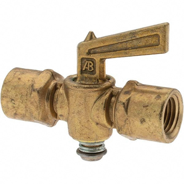 Parker 11199 1/4" Pipe, Female Pipe to Female Pipe Drain Cock & Shutoff Valve