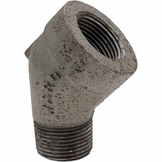 Value Collection 13535 Black 45 &deg Street Elbow 1"