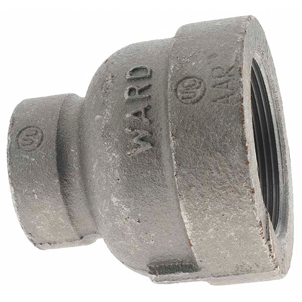 Value Collection MDB240 50X25-2 2 x 1" Black Malleable Iron Pipe Reducing Coupling