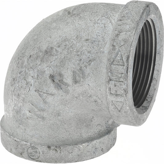 Value Collection MDG90 40-5 Malleable Iron Pipe 90 &deg Elbow 1-1/2" Fitting