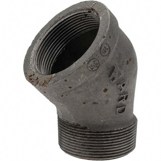 Value Collection 13288 Black 45 &deg Street Elbow 2"