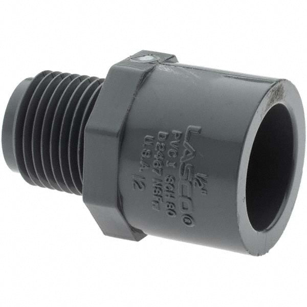 Value Collection 15250 1/2" PVC Plastic Pipe Male Adapter