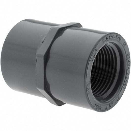 Value Collection 15334 1" PVC Plastic Pipe Female Adapter
