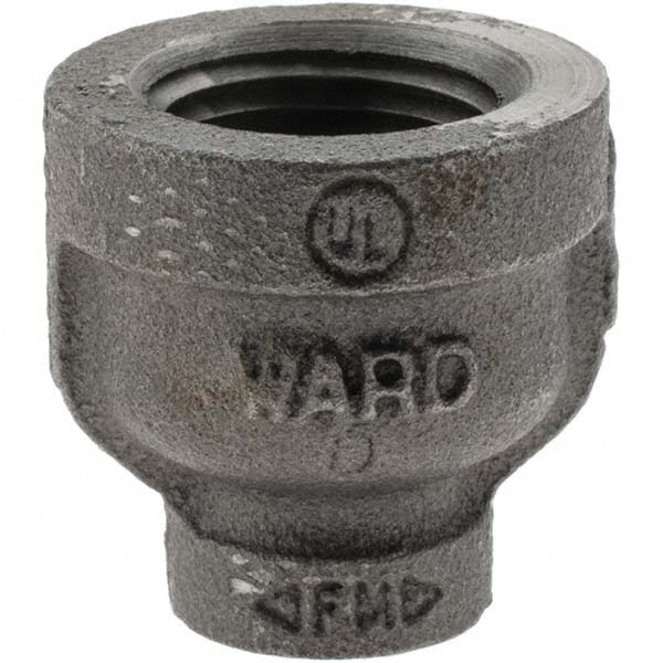 Value Collection -13279-1 Black Reducing Coupling 1/2 x 1/8"