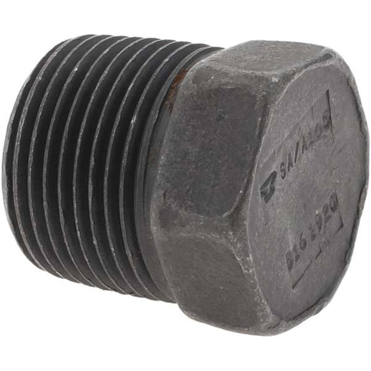 Value Collection -12147-4 Black Hex Plug 3/4"