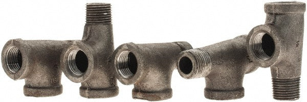 Value Collection MDB134 15 Black Street Tee 1/2", Threaded