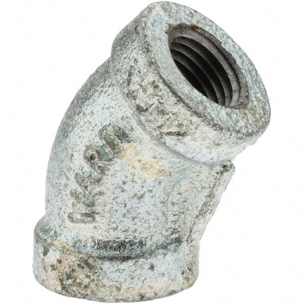 Value Collection 13011 Malleable Iron Pipe 45 &deg Elbow 1/4" Fitting