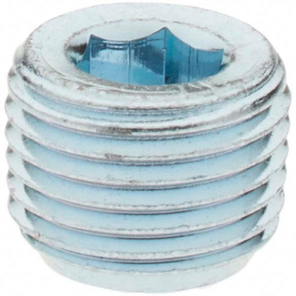 Value Collection 13128 Black Countersunk Hex Plug 1/8"