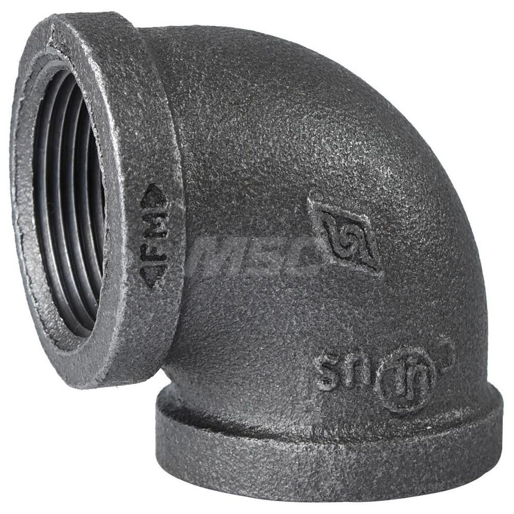Value Collection MDB90 32-2 300# Size 1-1/4", Class 300, Malleable Iron Black Pipe 90&deg Elbow