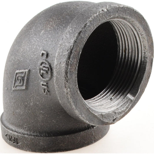 Value Collection MDB90 40-5 Black 90 &deg Elbow 1-1/2", Threaded