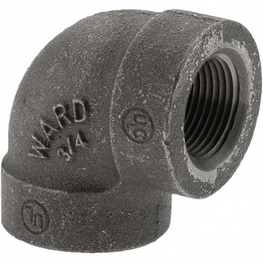 Value Collection 13504 Black 90 &deg Elbow 3/4"