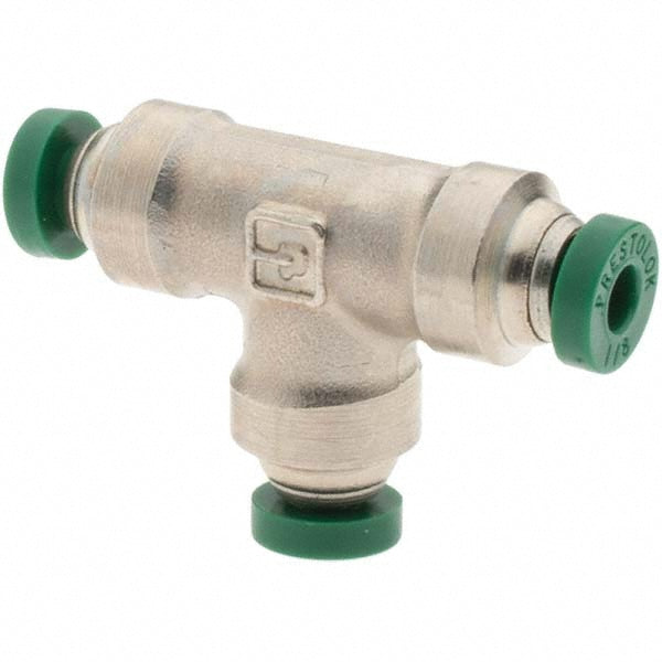 Parker 12565 Push-To-Connect Tube to Tube Tube Fitting Union Tee, 1/8" OD