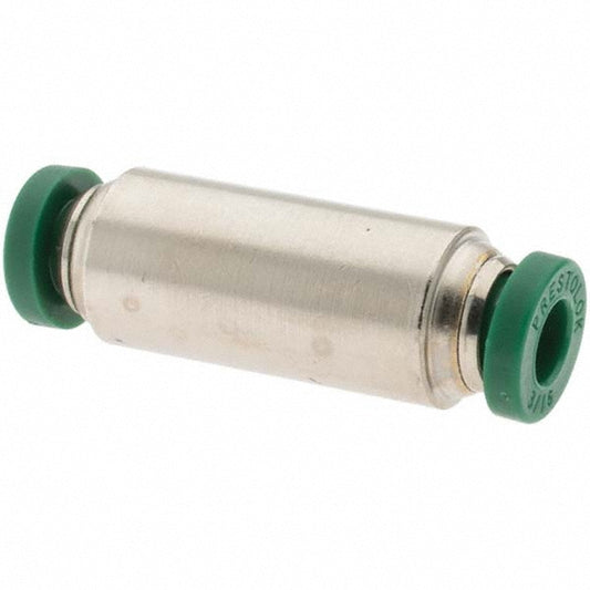 Parker 12576 Push-To-Connect Tube to Tube Tube Fitting Union, 3/16" OD