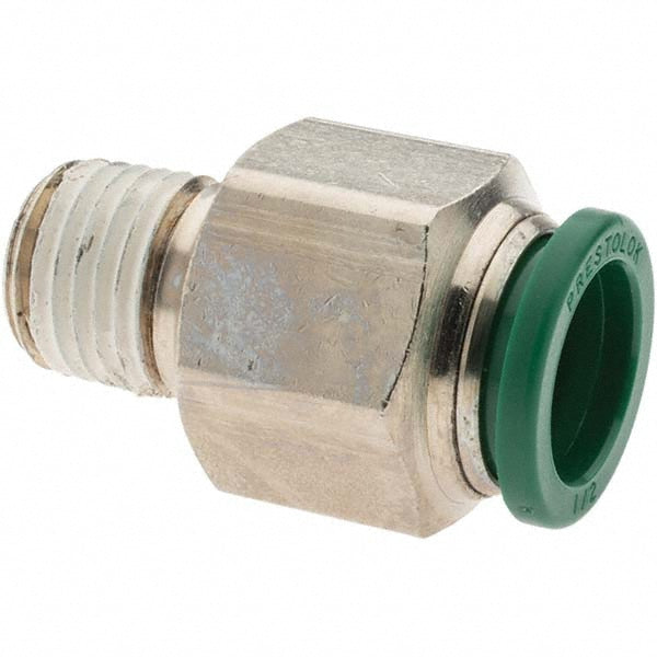 Parker 12520 Push-To-Connect Tube to Male & Tube to Male NPT Tube Fitting Male Connector, 1/4" Thread, 1/2" OD