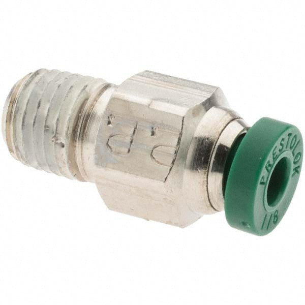 Parker 12504 Push-To-Connect Tube to Male & Tube to Male NPT Tube Fitting Male Connector, 1/16" Thread, 1/8" OD