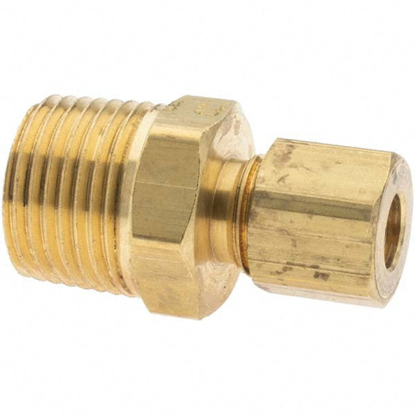 Parker 12352 Compression Tube Connector 3/8-18" Thread, Compression x MNPT