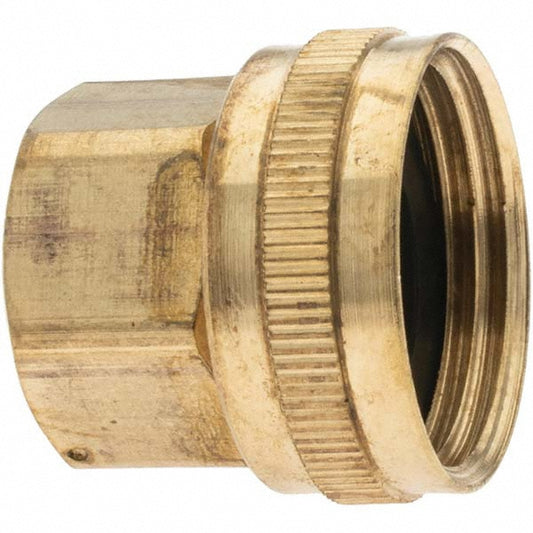 Value Collection 12348 Garden Hose Fitting Female Hose to Female Pipe, 3/4 x 1/2", Brass