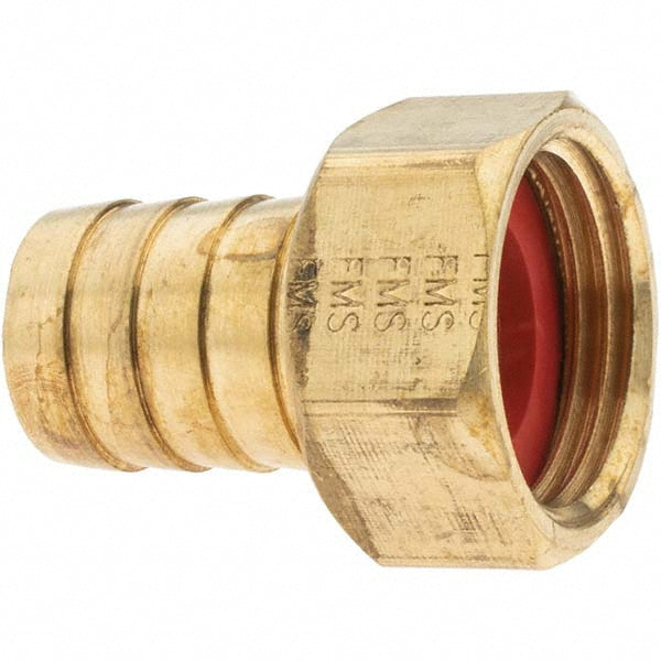 Value Collection 12342 Garden Hose Fitting Female Hose to Barb, 3/4 x 3/4", Brass