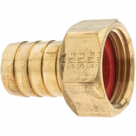 Value Collection 12342 Garden Hose Fitting Female Hose to Barb, 3/4 x 3/4", Brass