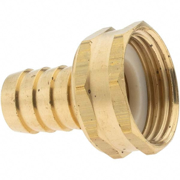 Value Collection 12341 Garden Hose Fitting Female Hose to Barb, 3/4 x 5/8", Brass
