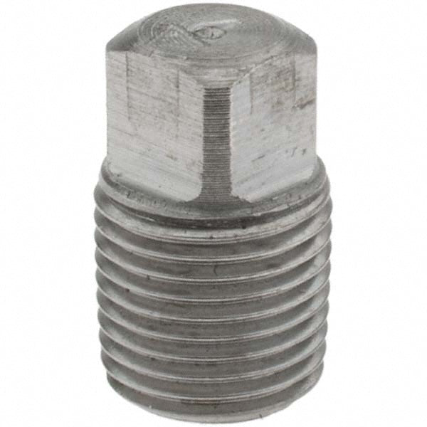 Value Collection 12148 Black Square Plug 1/8"