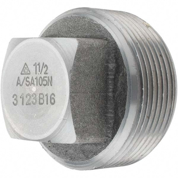 Value Collection -12148-7 Black Square Plug 1-1/2"